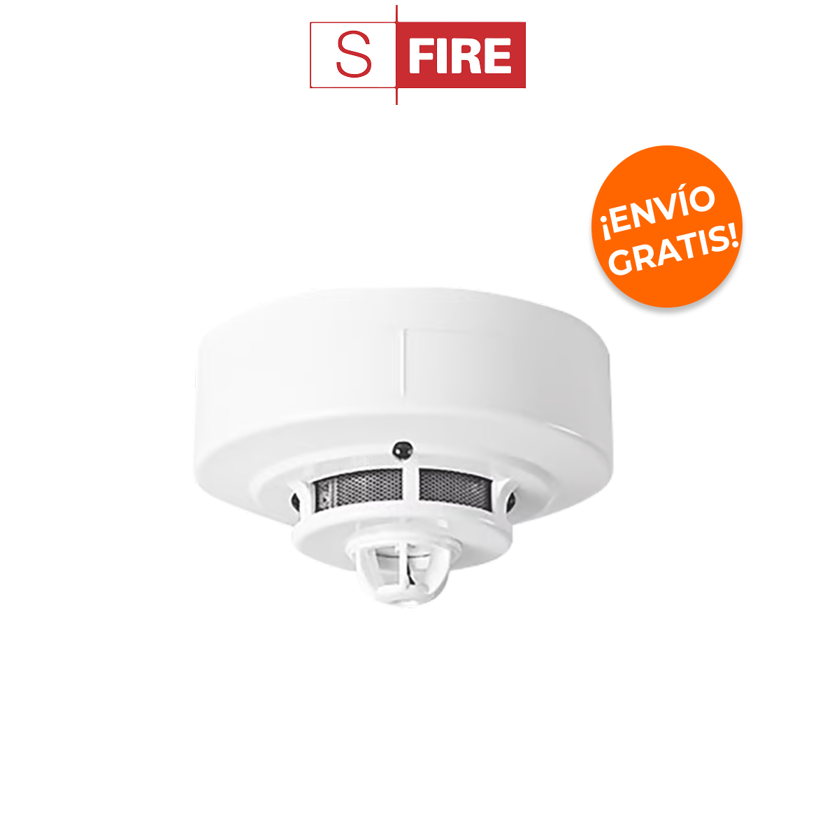 SFIRE SF-119-4H12 Detector de Humo y Calor Fotoeléctrico de 4 Hilos Certificado UL