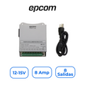 Epcom PL-8C-15DC Fuente Distribuidora Regulada 12-15V 8A