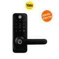 YALE MX81865 Kit de Cerradura Digital YMC300 con HUB Yale Connect y Multibiometría