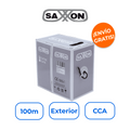 Saxxon OUTPCAT5ECOPEXT100 Cable UTP Cat5e 100% Cobre Exterior 100m