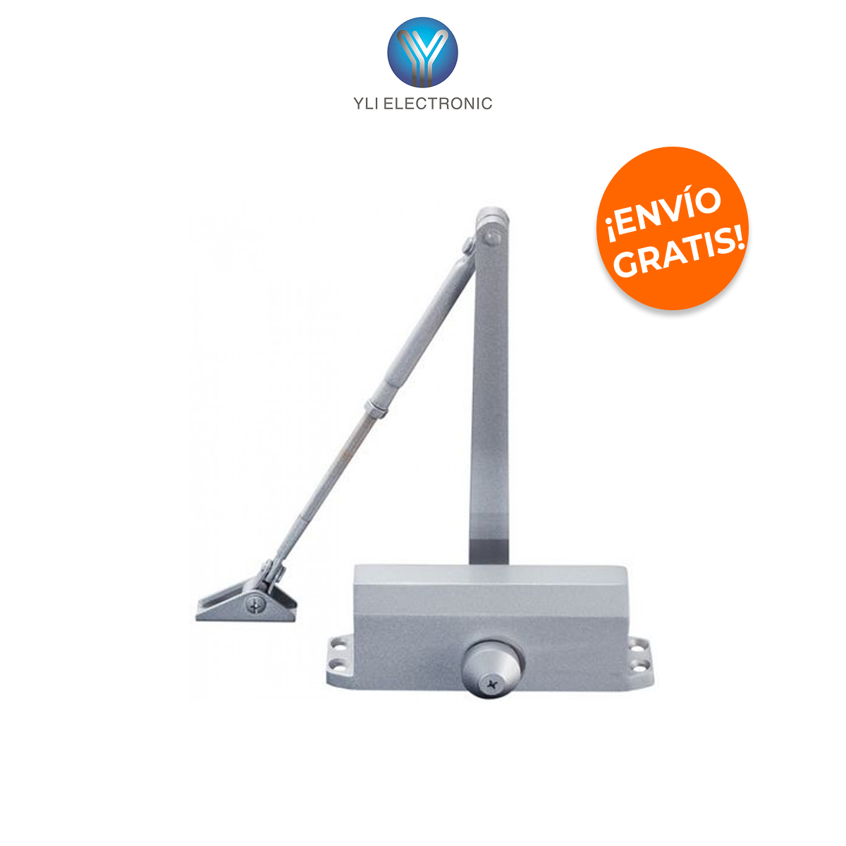 YLI ELECTRONIC YC-81-2 Brazo Cierra Puerta Automático para 65kg con Velocidad Ajustable