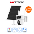 HIKVISION DS-2CFSP8-D/4G/LA Kit Solar Doble Lente PT 4MP + Fija 4MP 4G LTE con Audio e IA
