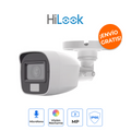HiLook (Sin Marca Visible) THC-B127-LMS/NEU Cámara Bullet 2MP Dual Light Audio IP67