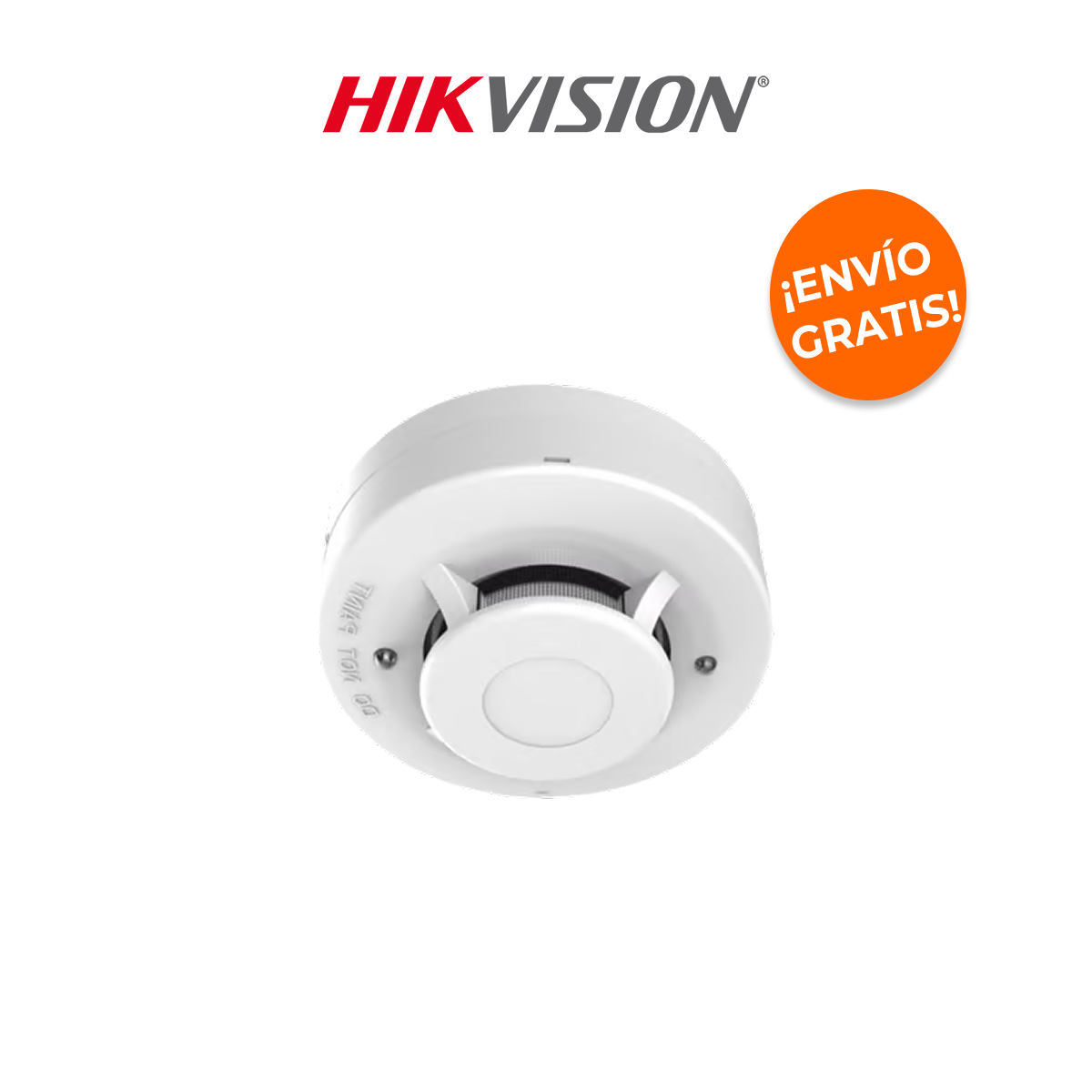 HIKVISION DS-PDSMK-4 Detector de Humo Fotoeléctrico de 4 Hilos con LED 360° y Salida de Relé