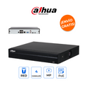 Dahua DHI-NVR1104HS-P-S3/H NVR 4CH 4 Puertos PoE Hasta 8MP 4K Smart H.265+