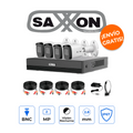 Saxxon SUA-KIT/XVR1E04-I/4-B20M-0280B Kit 4 Cámaras Metal 2MP y DVR