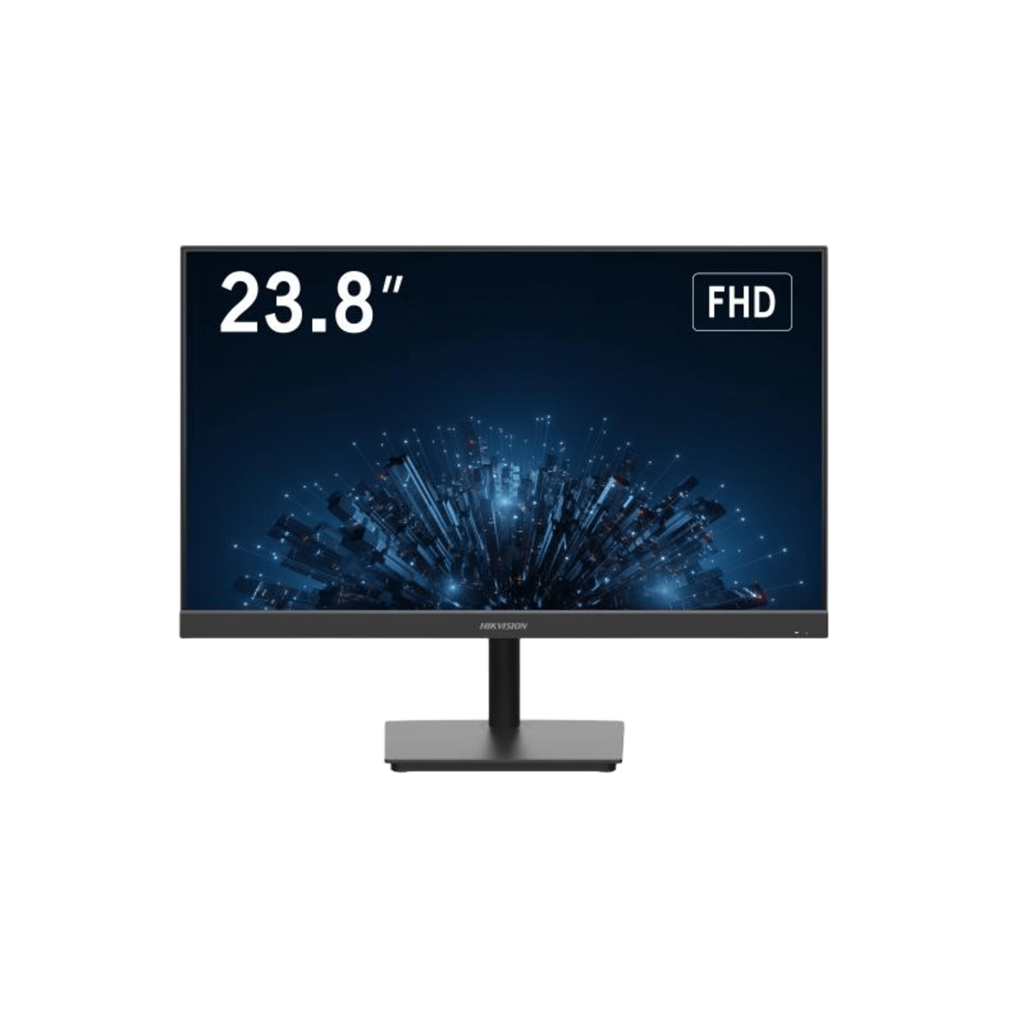 Monitor LED FullHD (1080p) de 24" / Ideal para CCTV Oficina y Hogar / Entrada HDMI-VGA-BNC / Montaje VESA ( 75 X 75) / Uso 24/7 / Backlight E-LED / Ultra Delgado