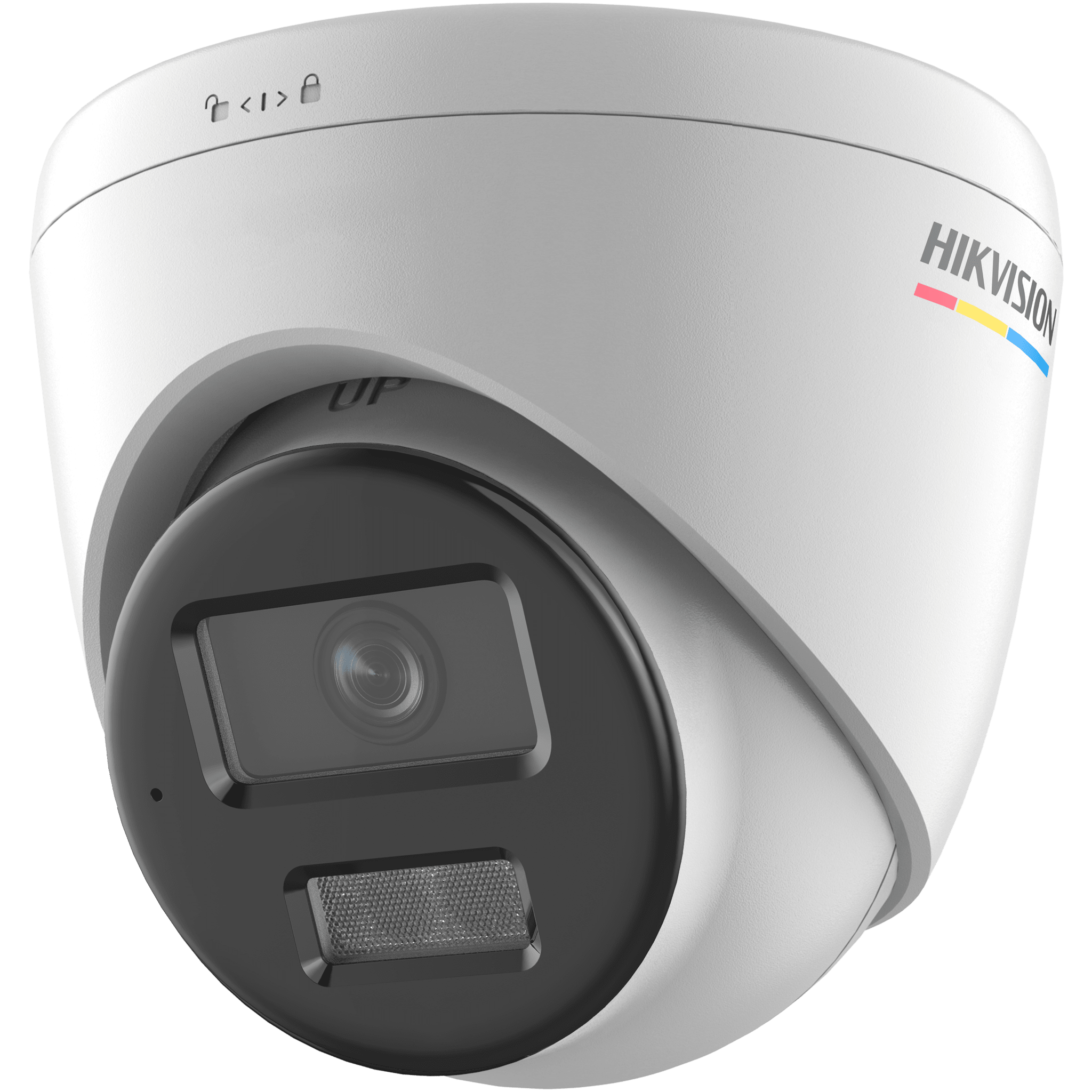 [ColorVu 3.0 + MD 3.0]  Turret IP 6 Megapixel / Lente 2.8 mm / 30 mts IR + 30 mts Luz Blanca / Micrófono Integrado / ACUSENSE Lite / Exterior IP67 / WDR 120 dB / PoE / Micro SD