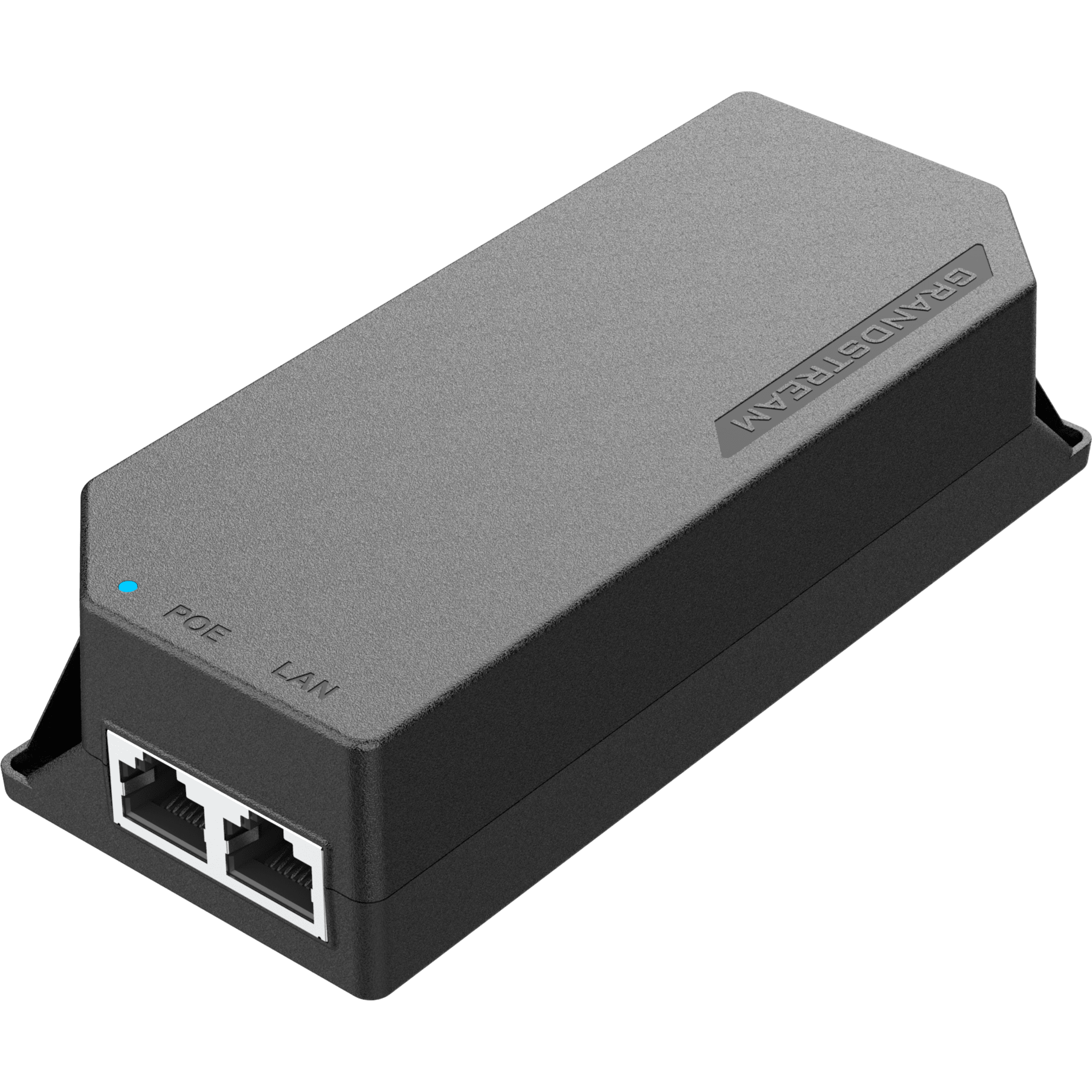 PoE Injector Grandstream 15W MultiGigabit / Compatible con IEEE 802.3af / 1x 2.5Gbps RJ45 LAN IN / 1x 2.5Gbps RJ45 LAN OUT con PoE 15.5W / 100~240VAC / 54VDC / Plug-and-Play / FCC CE RCM IC