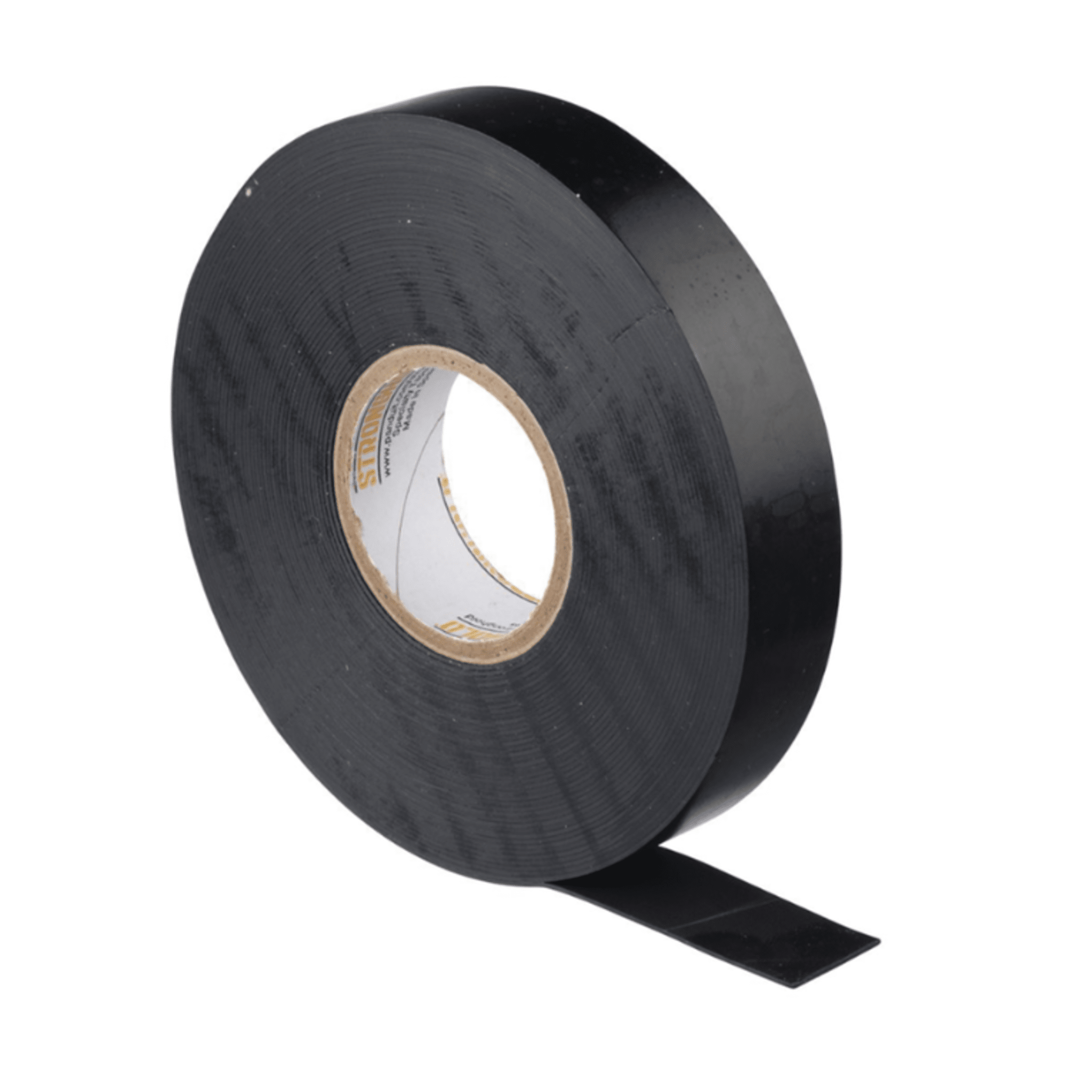 Cinta Eléctrica STRONGHOLD para Aislar de Caucho EPR Autoadhesiva Uso Industrial en Uniones de Alto Voltaje y Temperatura  Grosor de 0.76mm (30 mil) Ancho de 19mm y 9.1m de Largo Color Negro